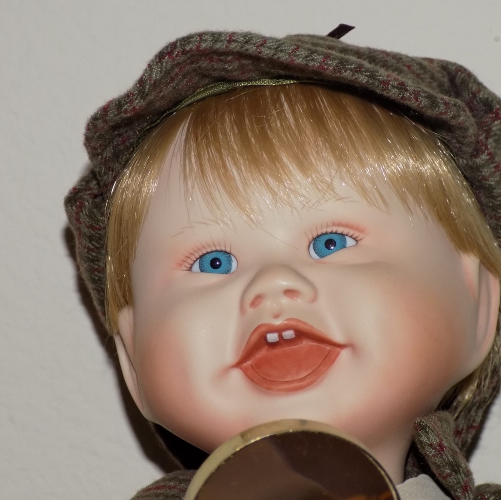 Porcelain doll Sherlock Holmes